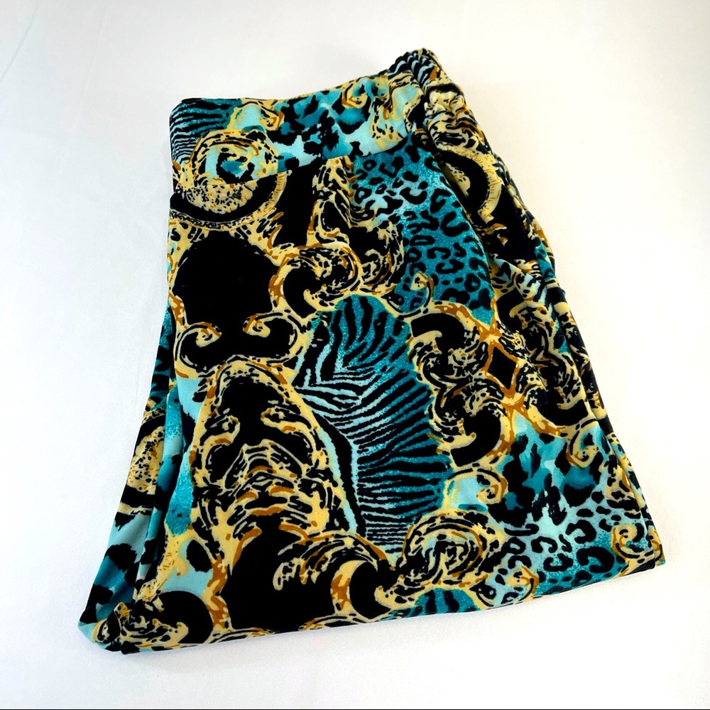 Shosho Pattern Print Comfy Tapered Pant Size M/L